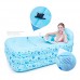 Bathtubs Freestanding SPA Inflatable tub Adult Bath tub Thickening Bath tub tubing Bath tub (Color : Blue) - B07H7K9Q9V